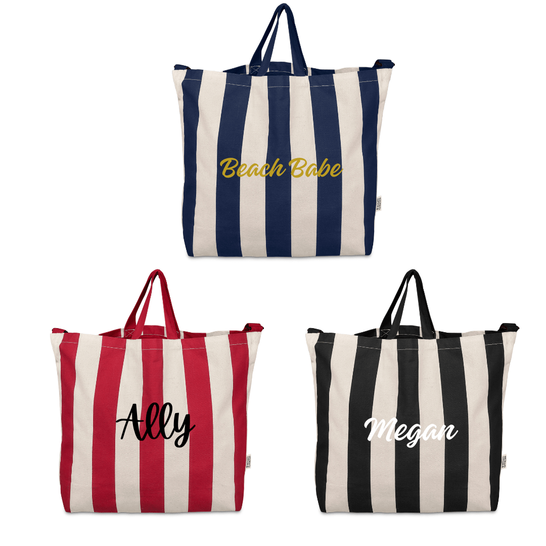 Okiyo Natsuri Recycled Canvas Large Beach Bag - 285gsm - Retail Therapy Online