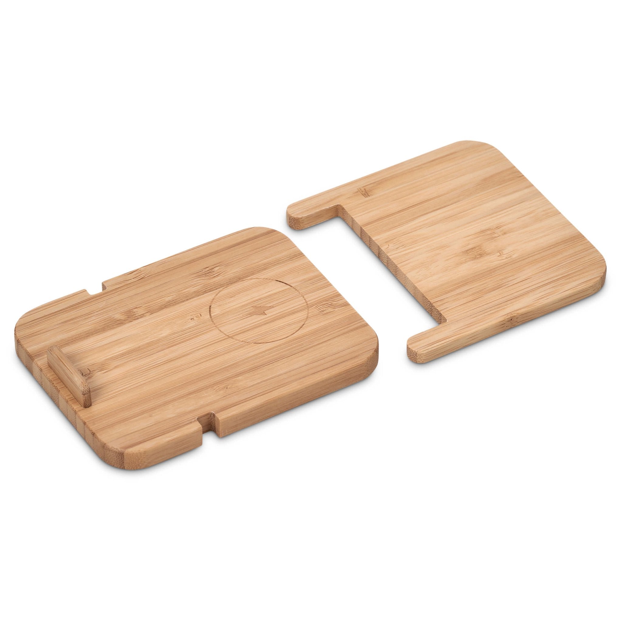 Okiyo Noryoku Bamboo Wireless Charging Phone Stand - Retail Therapy Online