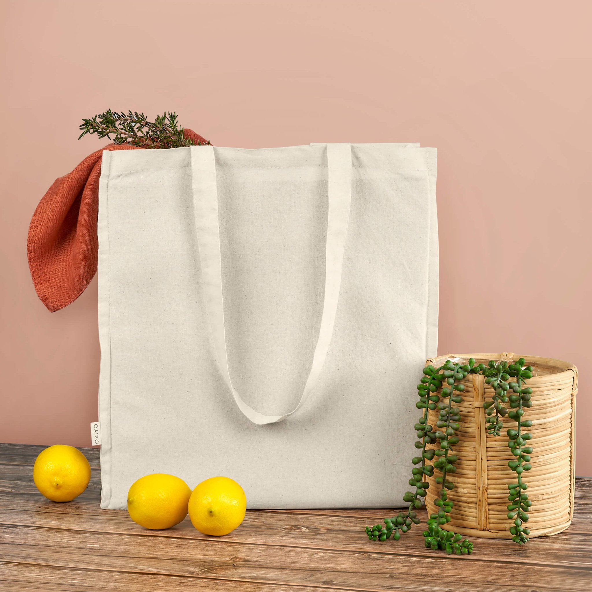 Okiyo Ookii Cotton Shopper - 140gsm - Retail Therapy Online