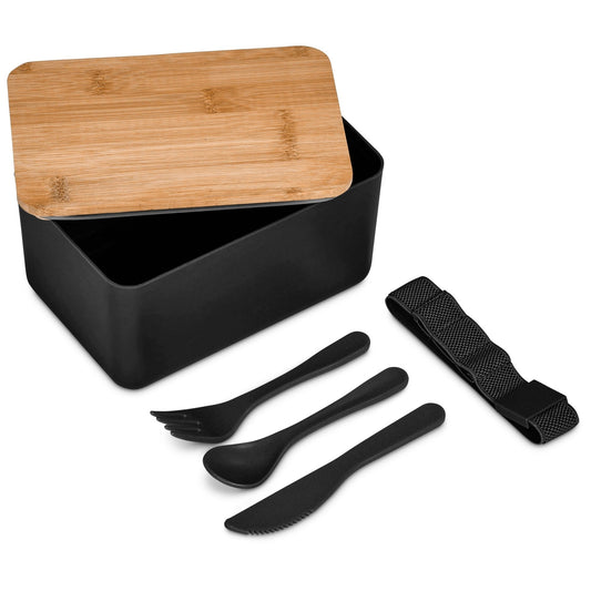Okiyo Pasuta Recycled Plastic & Bamboo Lunch Box - Retail Therapy Online