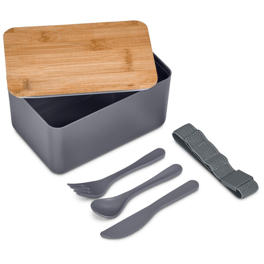 Okiyo Pasuta Recycled Plastic & Bamboo Lunch Box - Retail Therapy Online