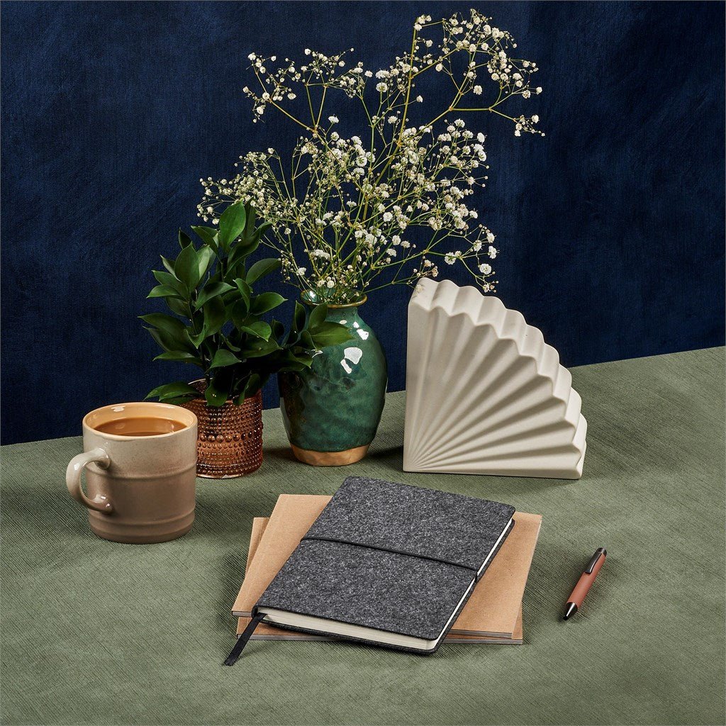 Okiyo Rika Recycled PET Felt A5 Soft Cover Notebook - Retail Therapy Online