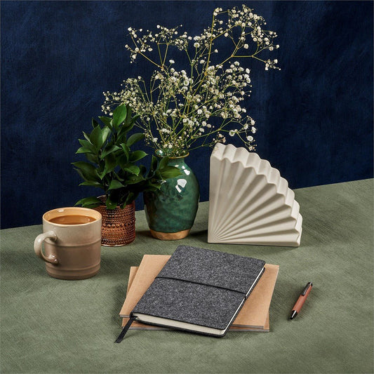 Okiyo Rika Recycled PET Felt A5 Soft Cover Notebook - Retail Therapy Online