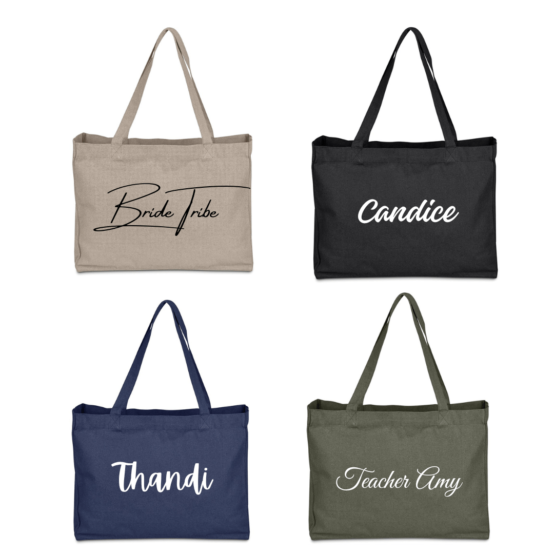 Okiyo Subarashi Recycled Cotton Canvas Tote - 320gsm - Retail Therapy Online