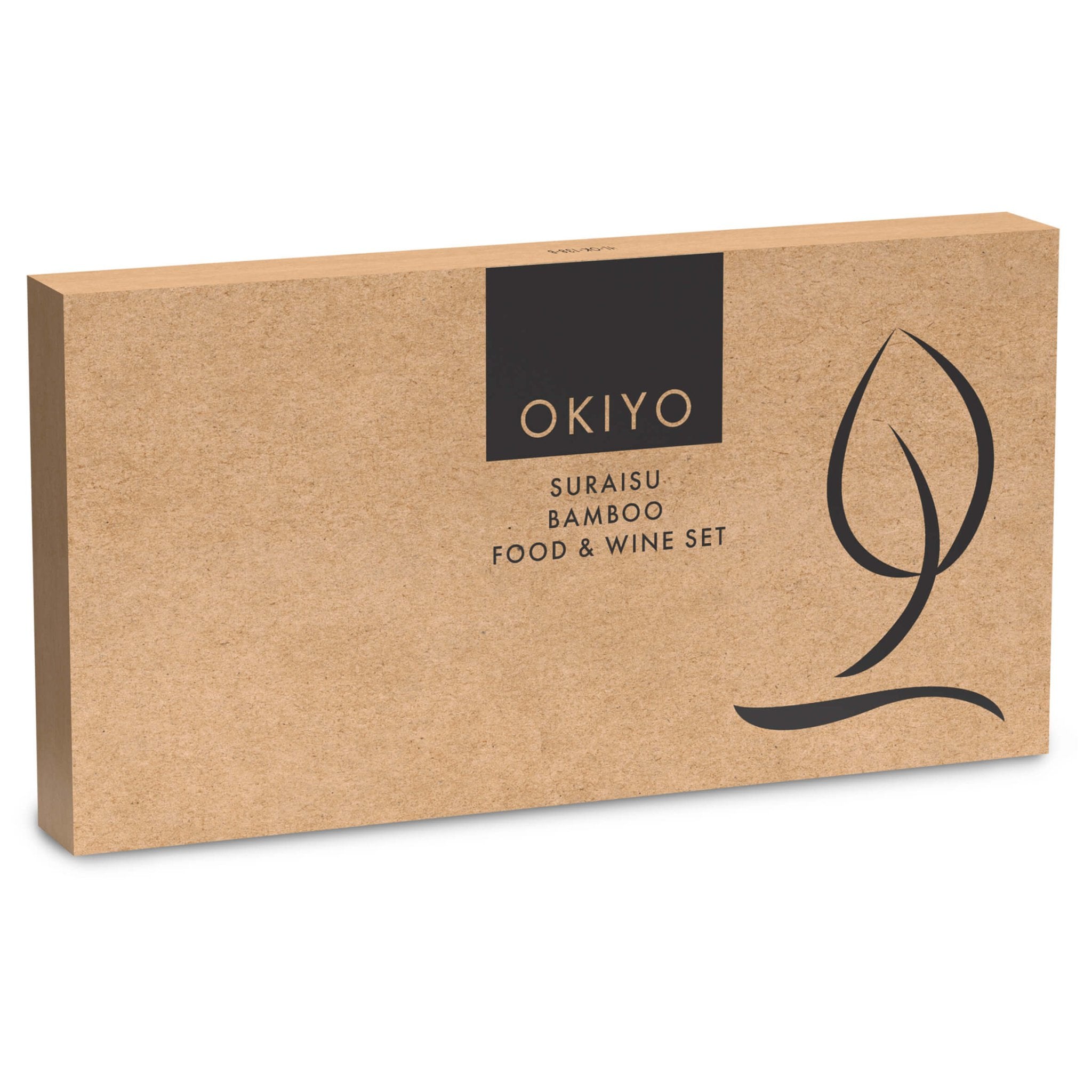 Okiyo Suraisu Bamboo Food And Wine Set - Retail Therapy Online