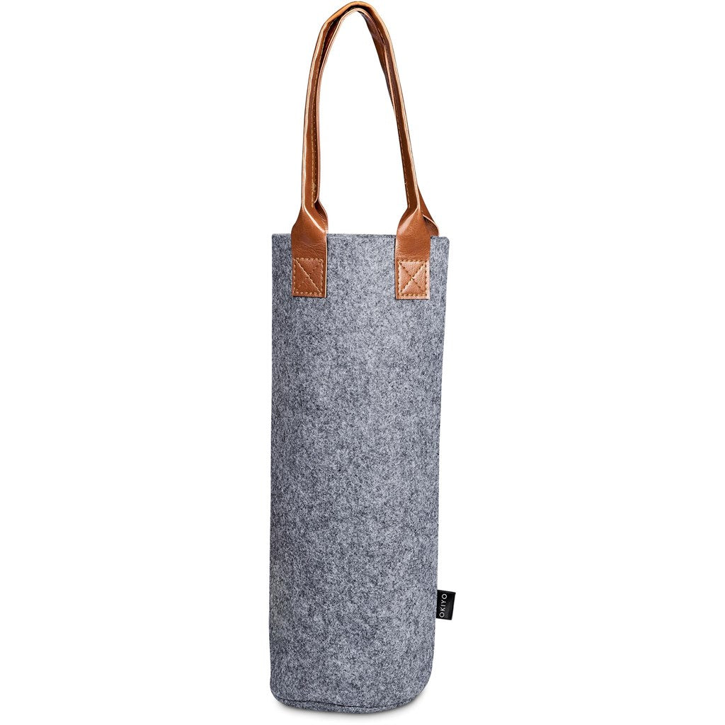 Okiyo Tahada RPET Felt Wine Tote Bag - Retail Therapy Online