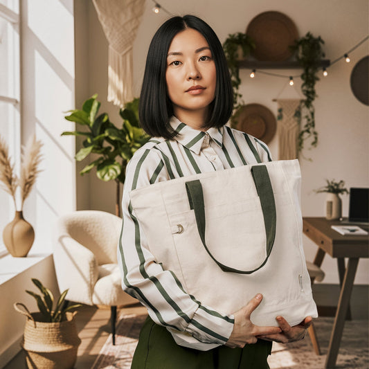 Okiyo Tansu Recycled Canvas Tote Bag - 285gsm - Retail Therapy Online