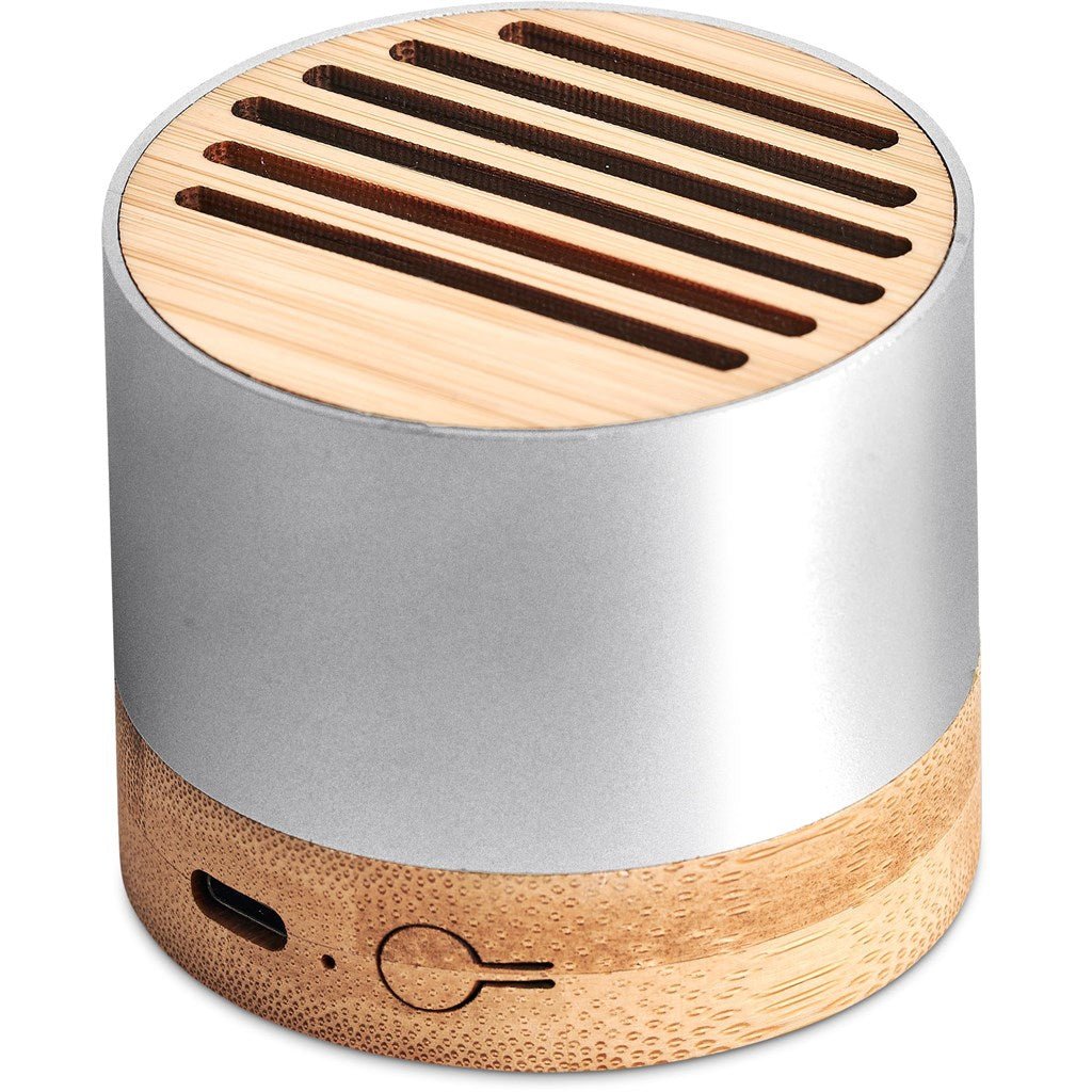 Okiyo Utau Bamboo & Recycled Aluminium Bluetooth Speaker - Retail Therapy Online