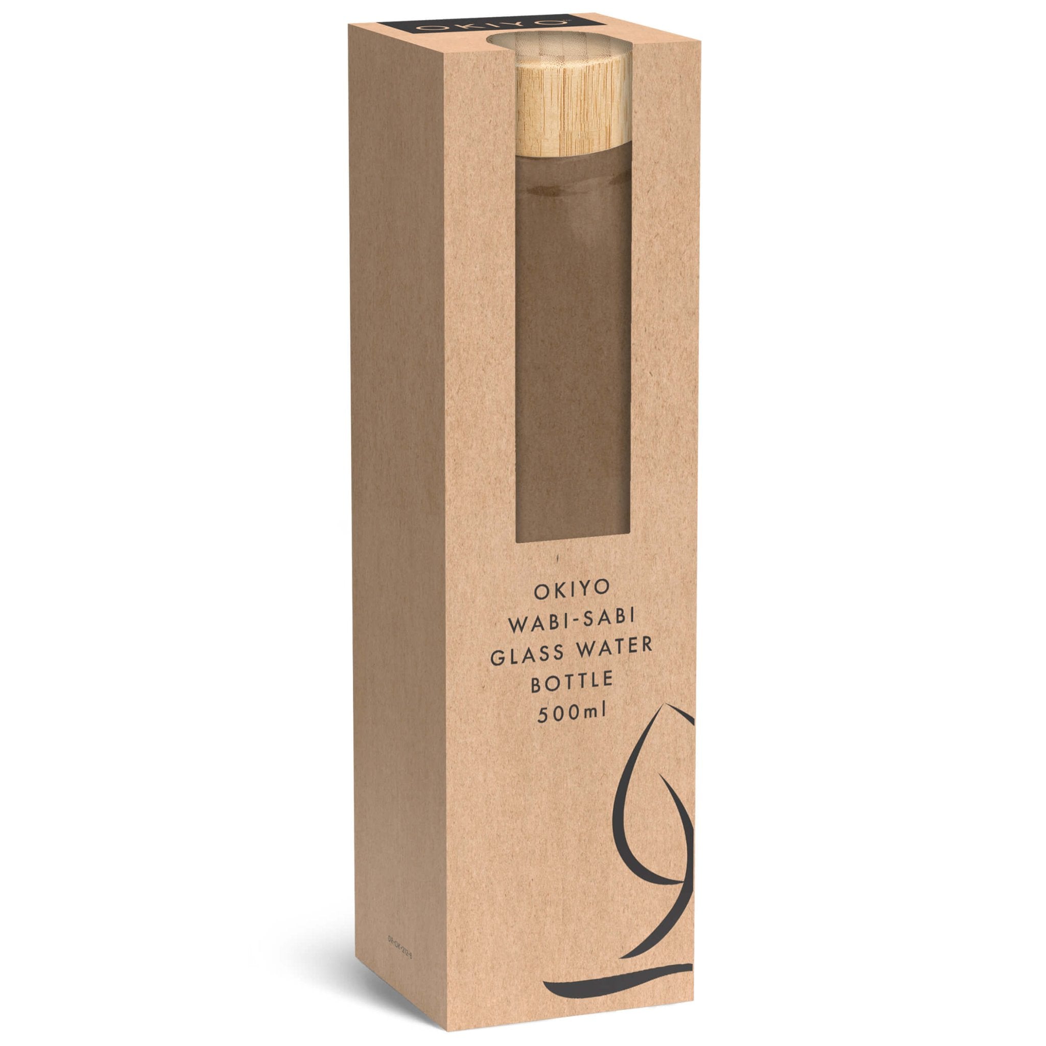 Okiyo Wabi - Sabi Glass Water Bottle - 500ml - Retail Therapy Online