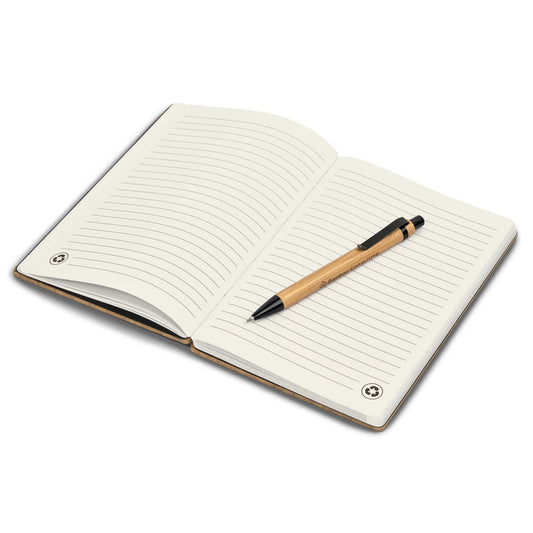 Okiyo Yahari Bamboo A5 Notebook & Pen Set - Retail Therapy Online