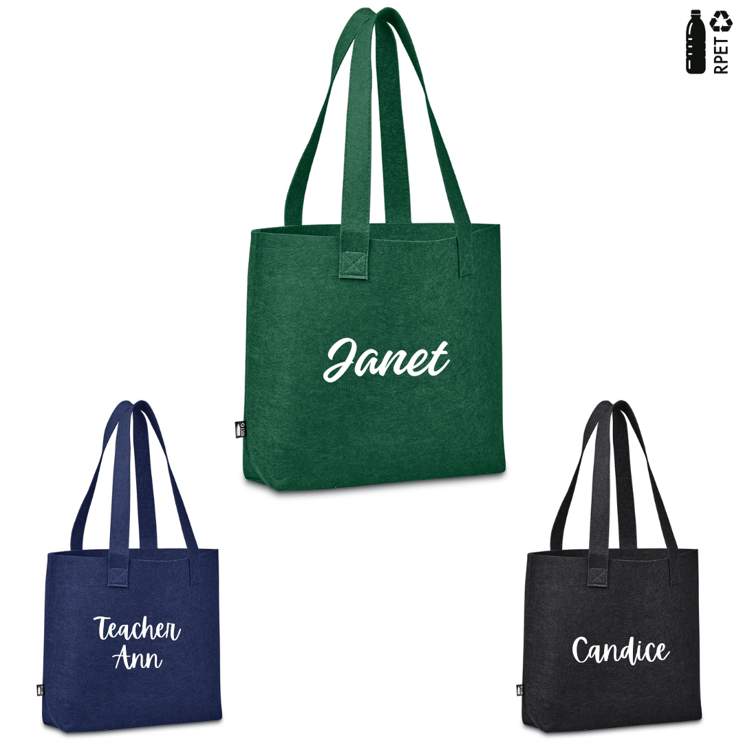 Okiyo Yoongi Recycled PET Felt Shopper - Retail Therapy Online