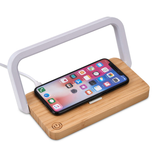 Okiyo Yoru Bamboo Wireless Charger & Light - Retail Therapy Online