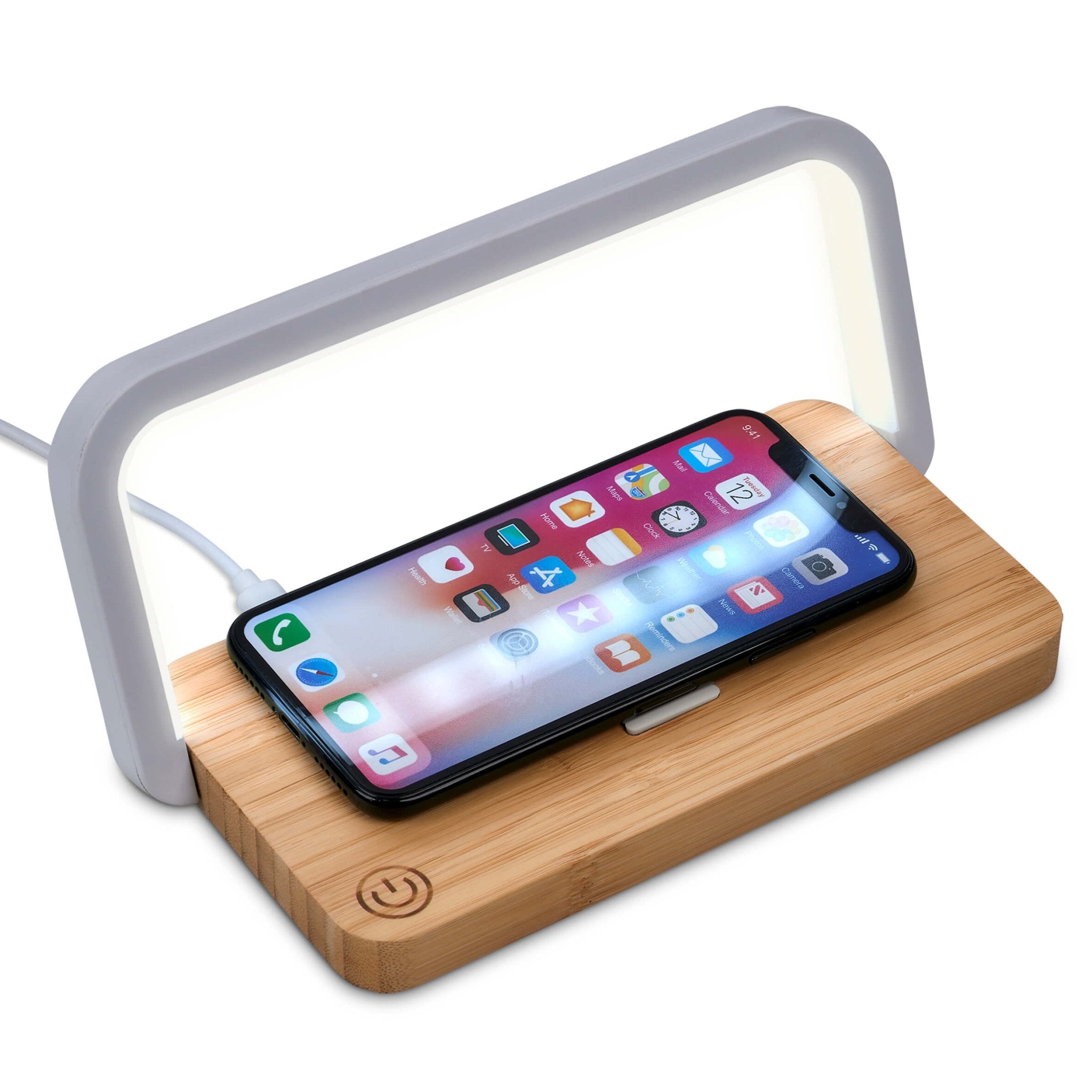 Okiyo Yoru Bamboo Wireless Charger & Light - Retail Therapy Online