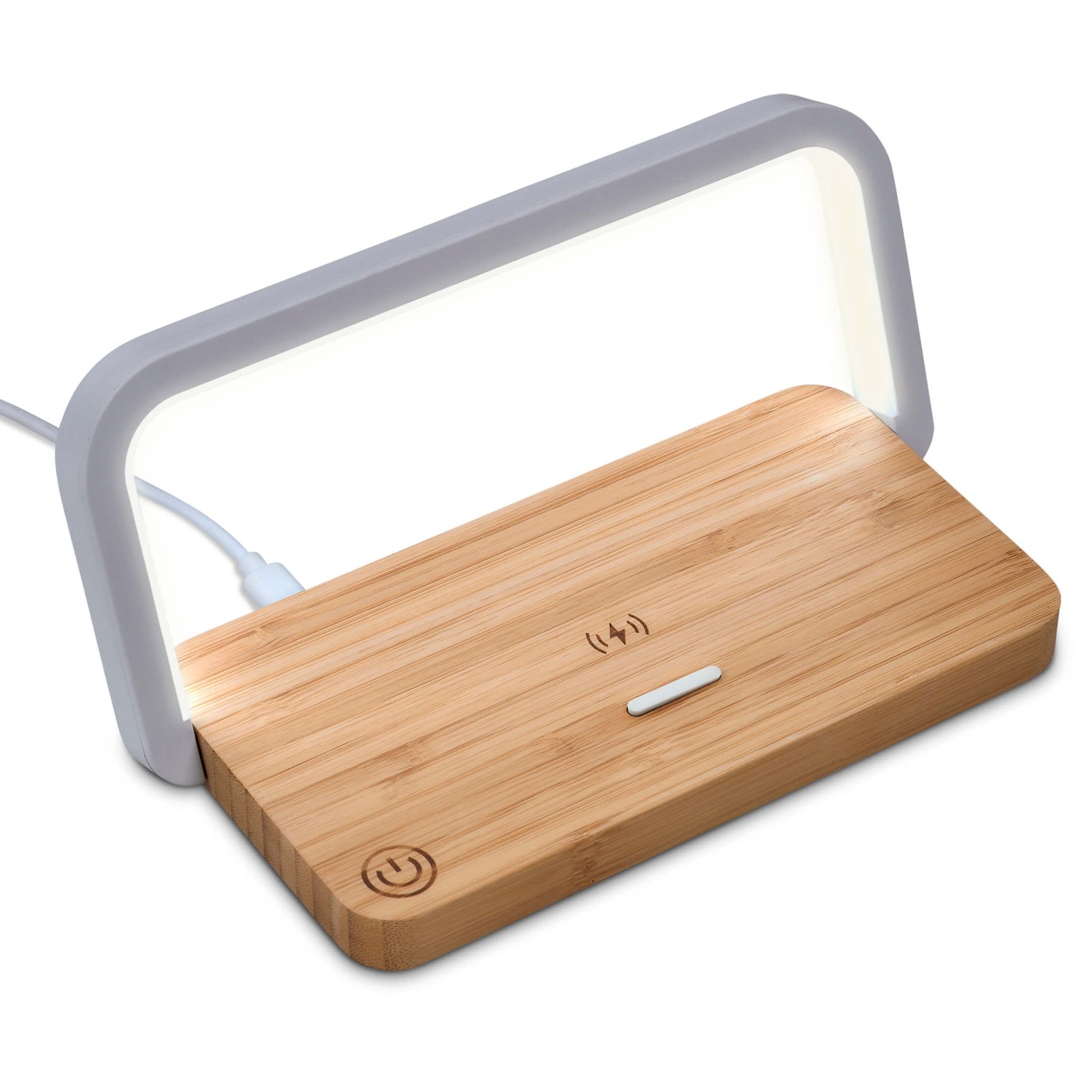 Okiyo Yoru Bamboo Wireless Charger & Light - Retail Therapy Online
