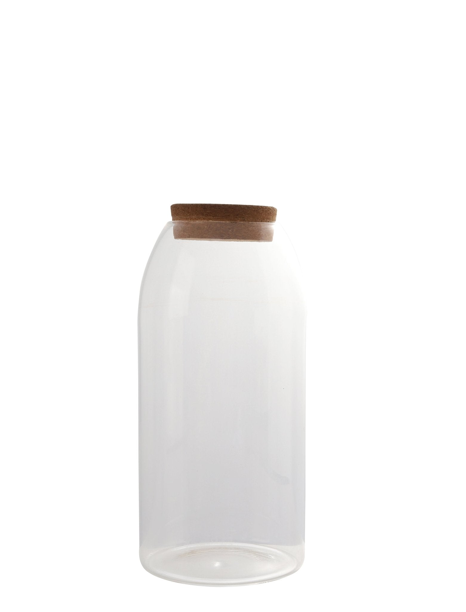 O'lala Glass Storage Jar with Cork Lid - Retail Therapy Online