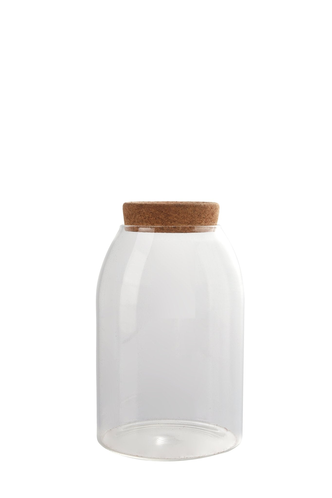 O'lala Glass Storage Jar with Cork Lid - Retail Therapy Online
