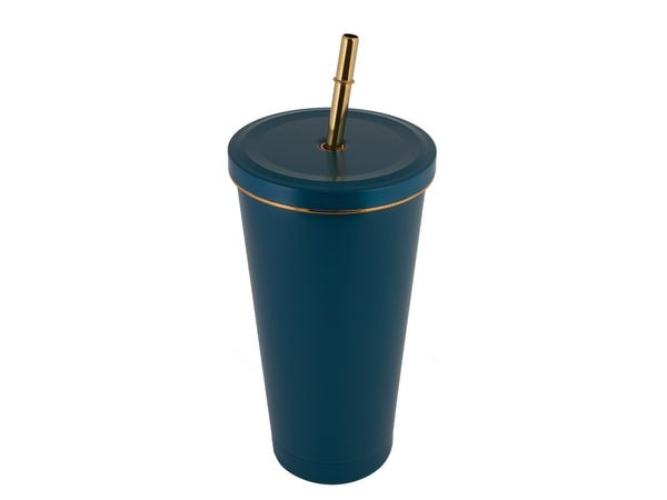 Opal Stainless Steel Tumbler with Straw - 500ml - Retail Therapy Online