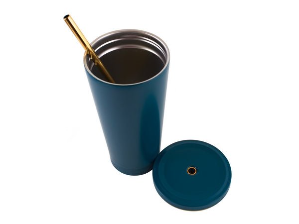 Opal Stainless Steel Tumbler with Straw - 500ml - Retail Therapy Online