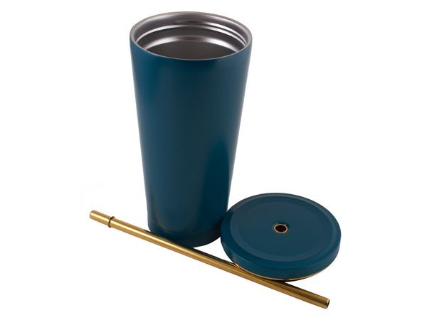 Opal Stainless Steel Tumbler with Straw - 500ml - Retail Therapy Online