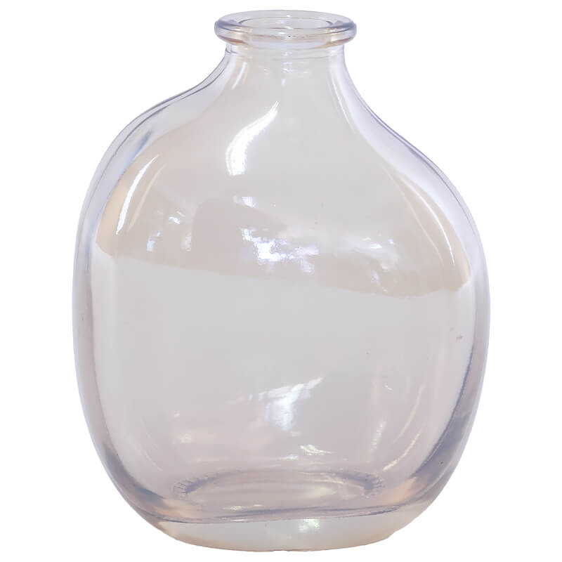 Organic Glass Mini Posy Vase - Amber - Retail Therapy Online