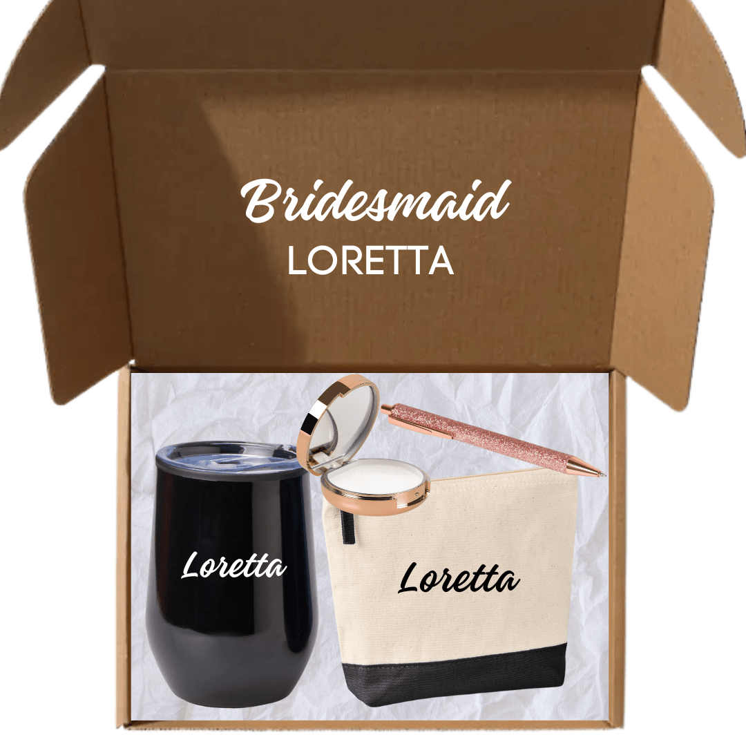 Personalised Bridesmaid / Bridal Gift Box - Essentials - Retail Therapy Online
