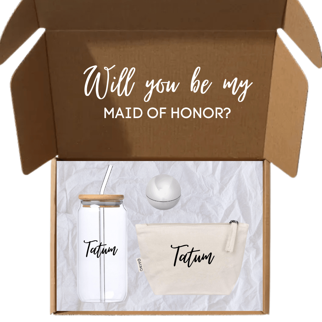 Personalised Bridesmaid / Bridal Gift Box - Essentials - Retail Therapy Online