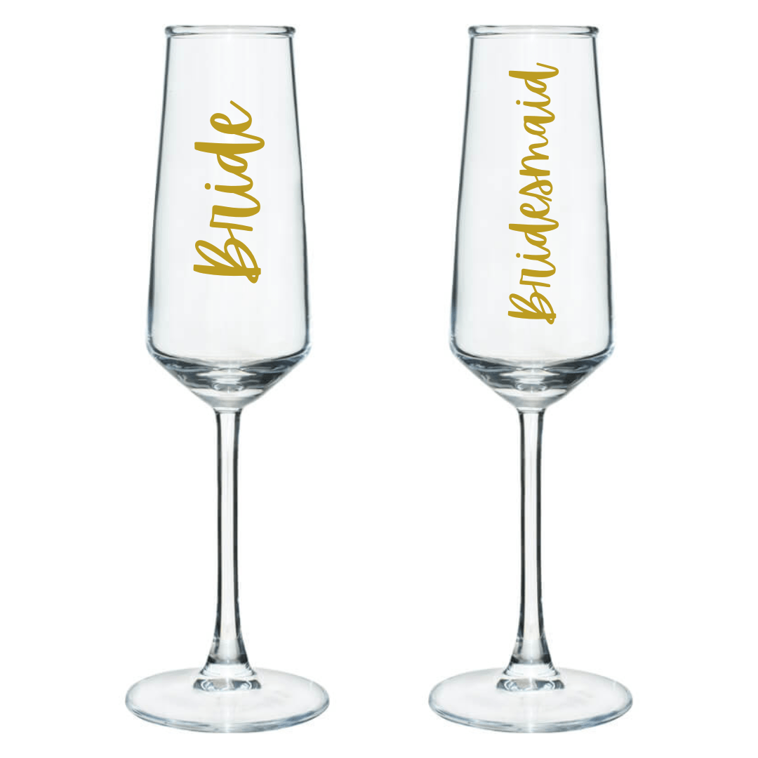 Personalised Champagne Flute - Set of 2 - Retail Therapy Online