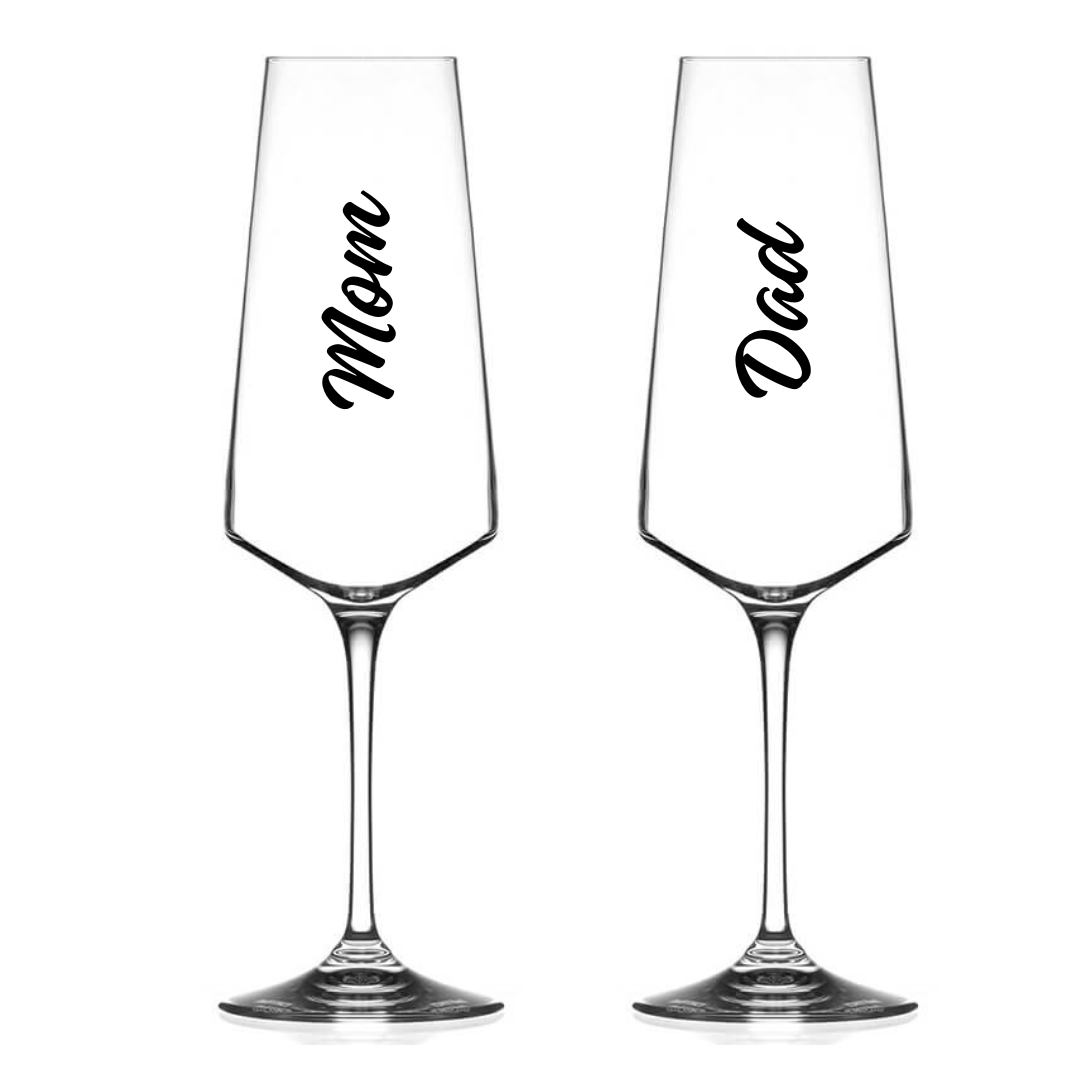 Personalised Champagne Flute - Set of 2 - Retail Therapy Online