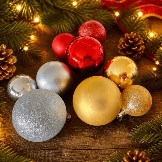 Personalised Festive Christmas Bauble - Various Sizes - Retail Therapy Online