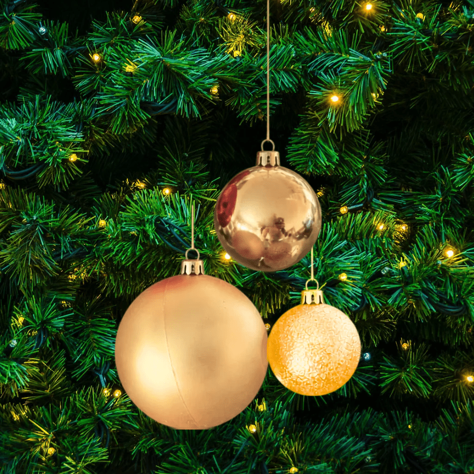Personalised Festive Christmas Bauble - Various Sizes - Retail Therapy Online