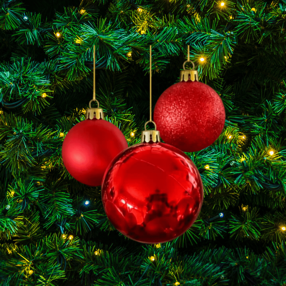 Personalised Festive Christmas Bauble - Various Sizes - Retail Therapy Online