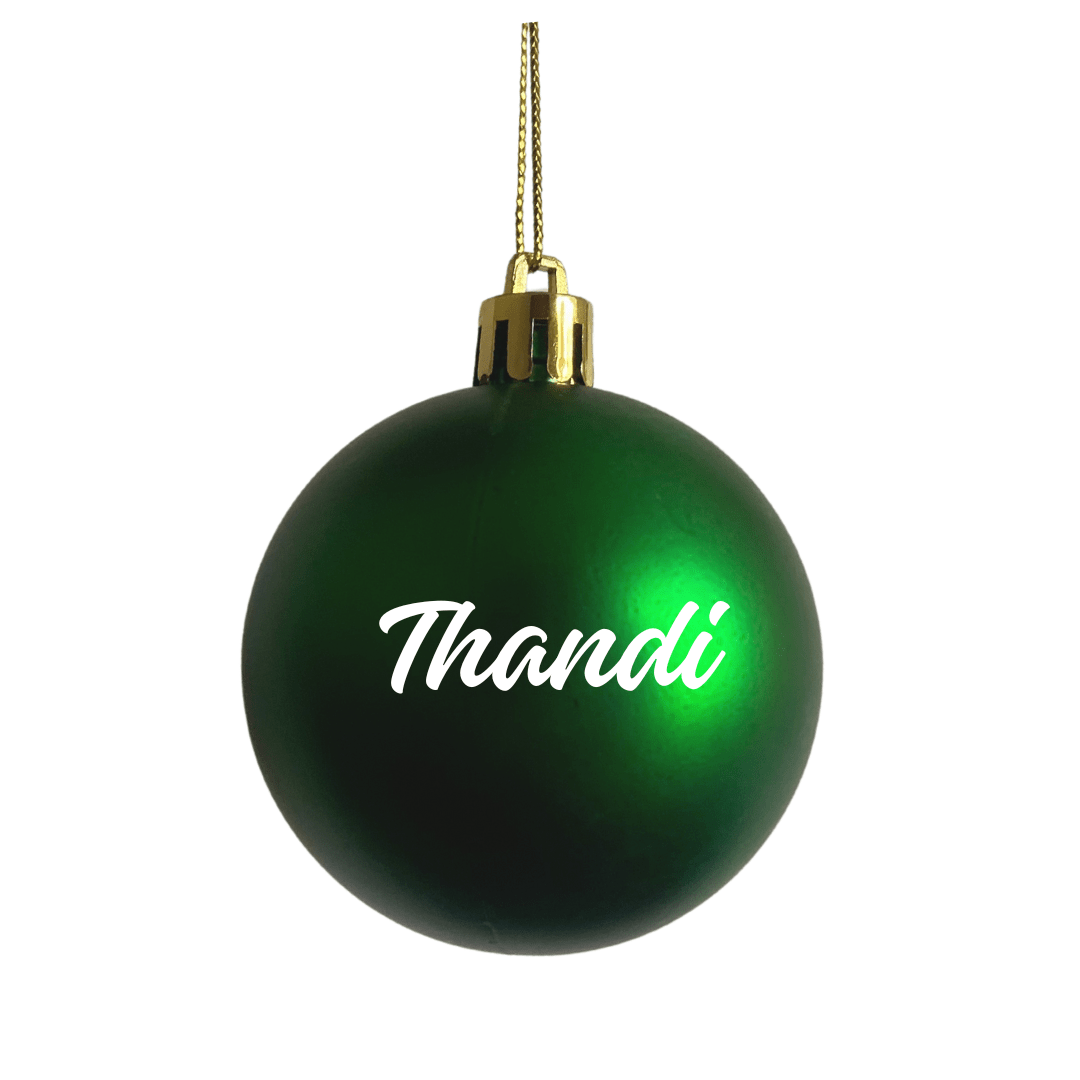 Personalised Festive Christmas Baubles - Retail Therapy Online