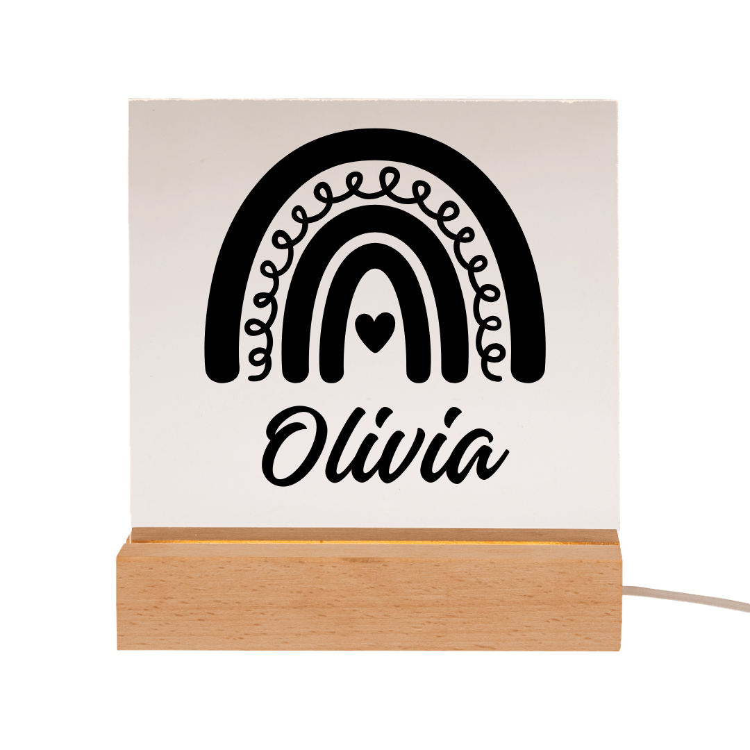 Personalised LED Display Plaque Light - Retail Therapy Online