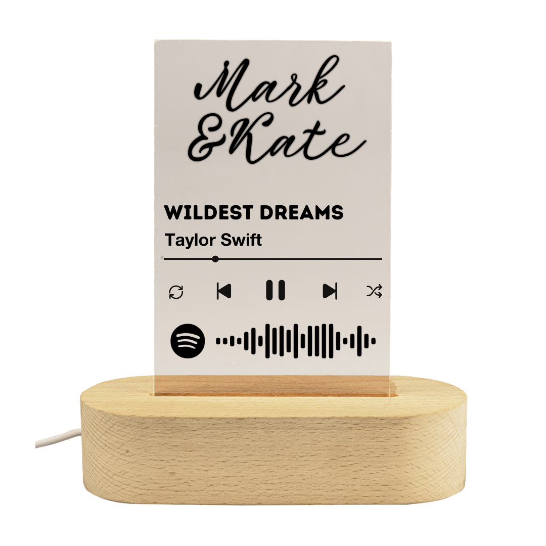 Personalised LED Display Plaque Light - Retail Therapy Online