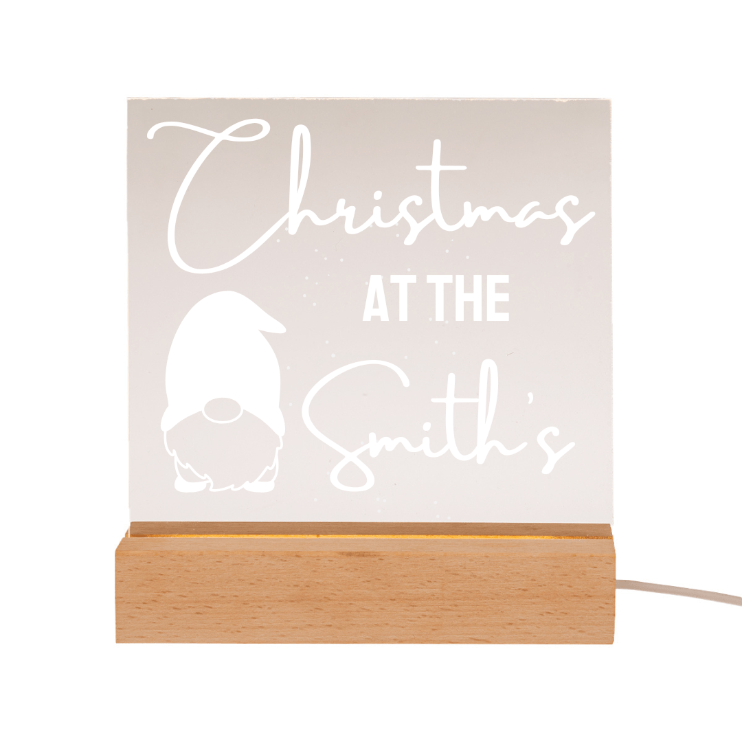 Personalised LED Display Plaque Light - Retail Therapy Online