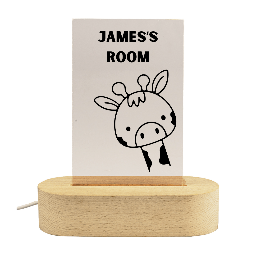 Personalised LED Display Plaque Light - Retail Therapy Online