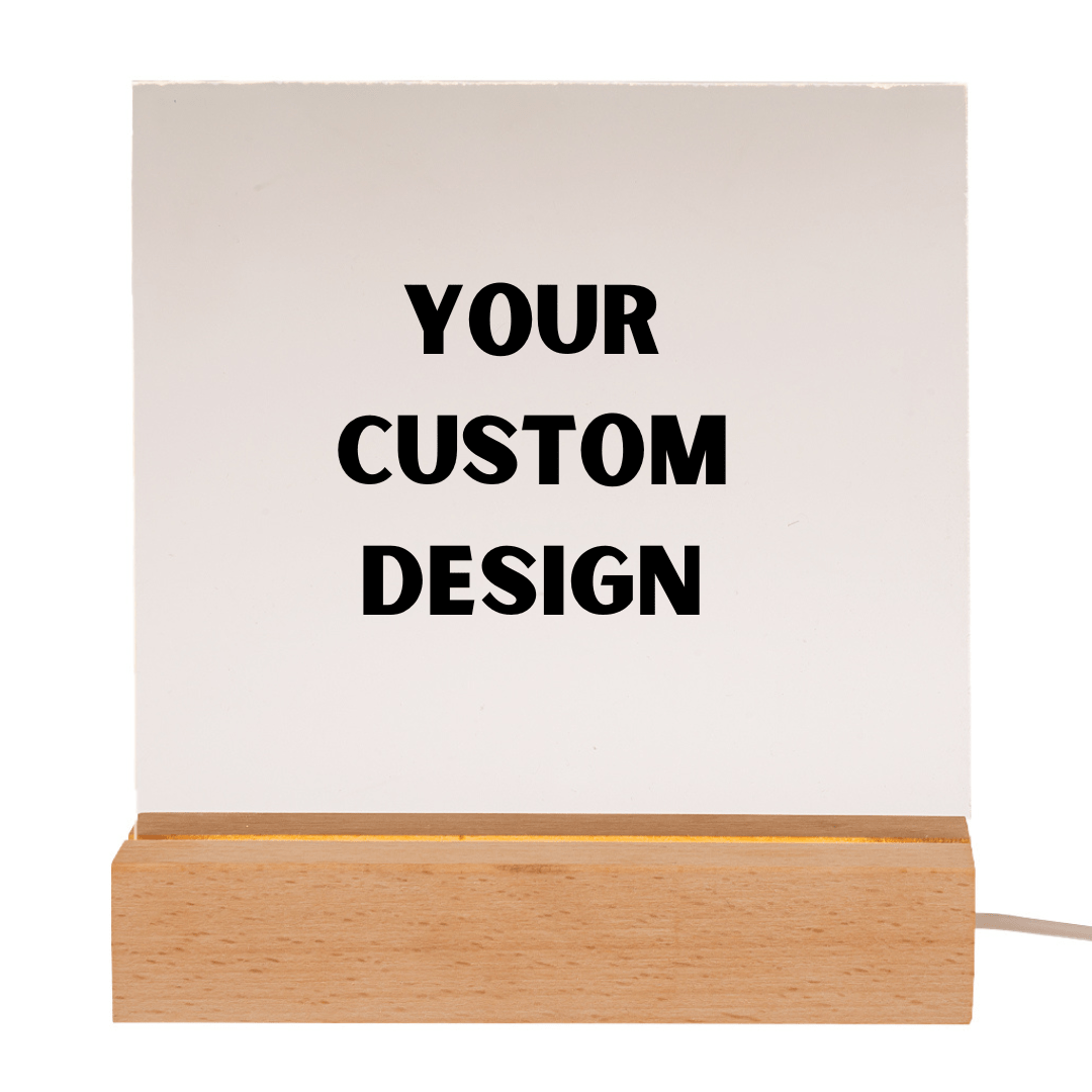 Personalised LED Display Plaque Light - Retail Therapy Online