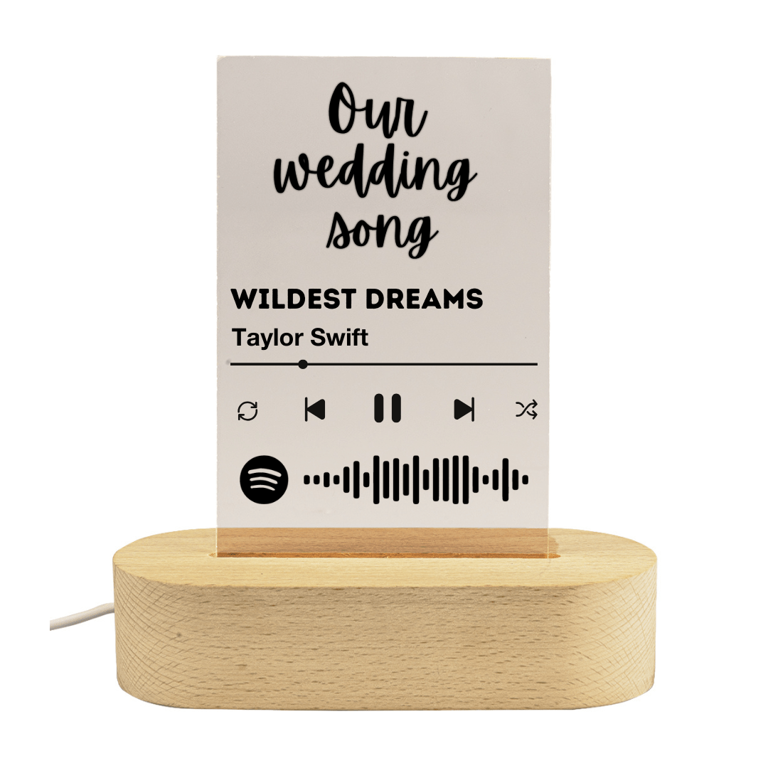 Personalised LED Display Plaque Light - Retail Therapy Online