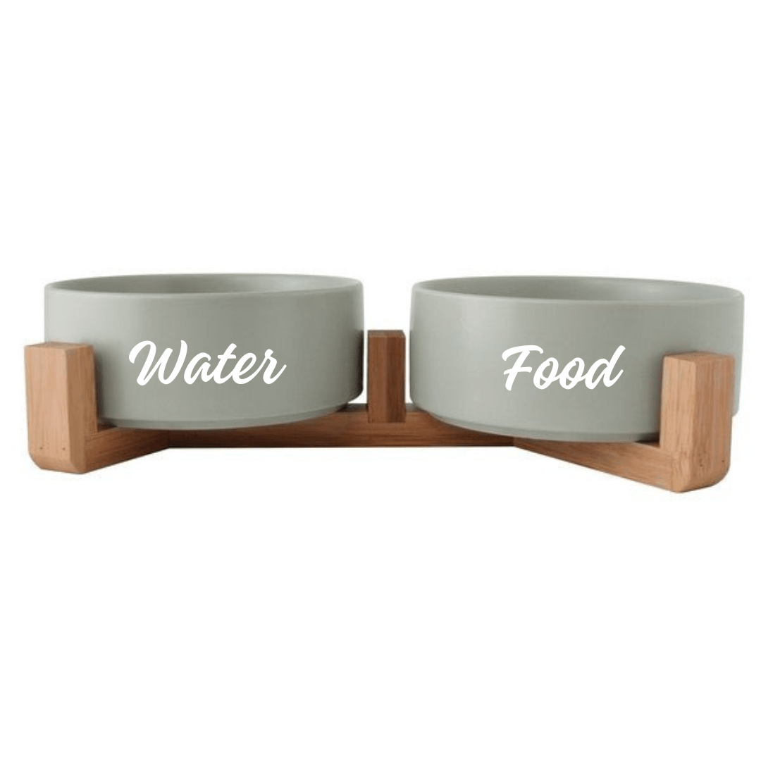 Pet Bowl & Stand - Double - Retail Therapy Online