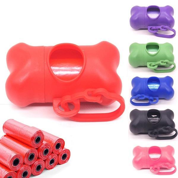 Pet Poop Bags with Dog Bone Holder - Retail Therapy Online