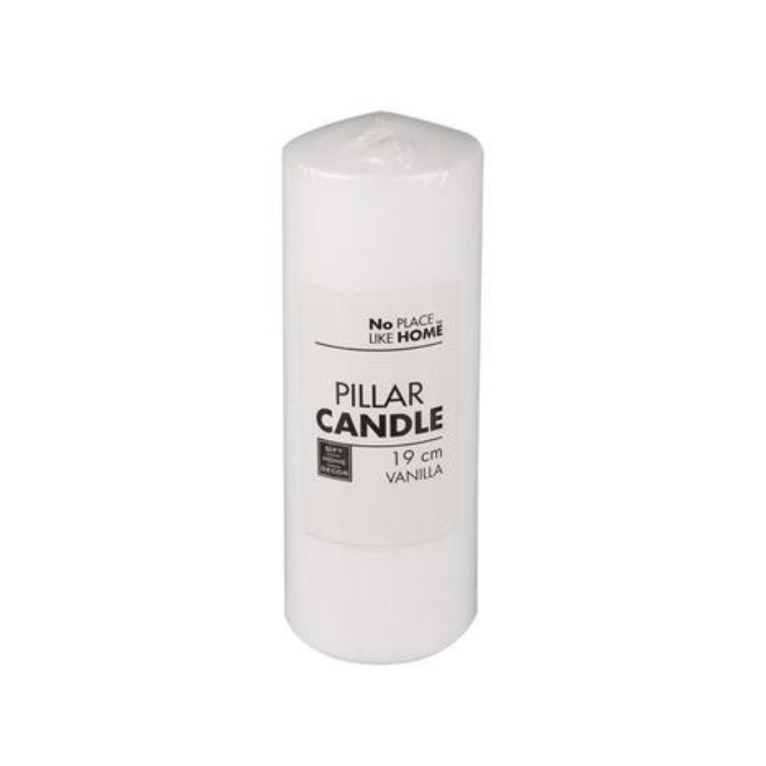 Pillar Candle - Vanilla Scented - Retail Therapy Online