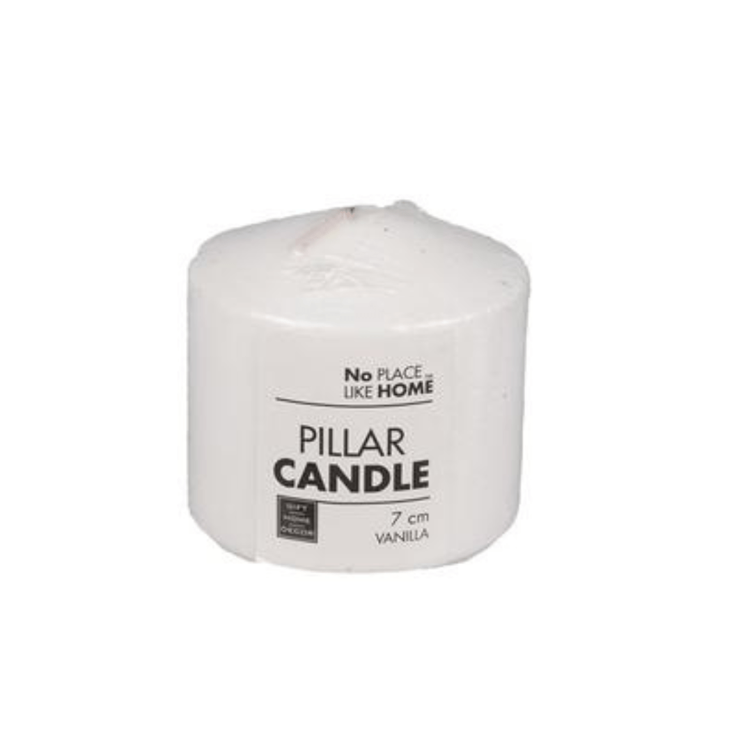 Pillar Candle - Vanilla Scented - Retail Therapy Online