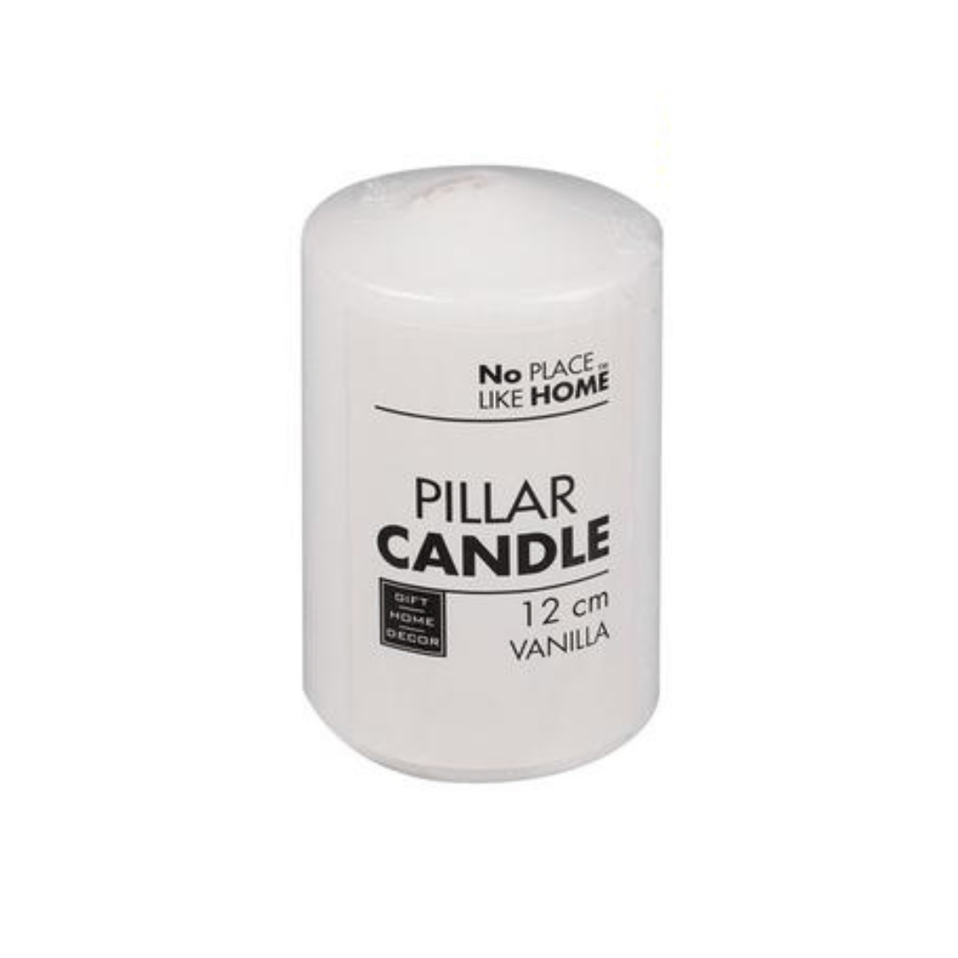 Pillar Candle - Vanilla Scented - Retail Therapy Online