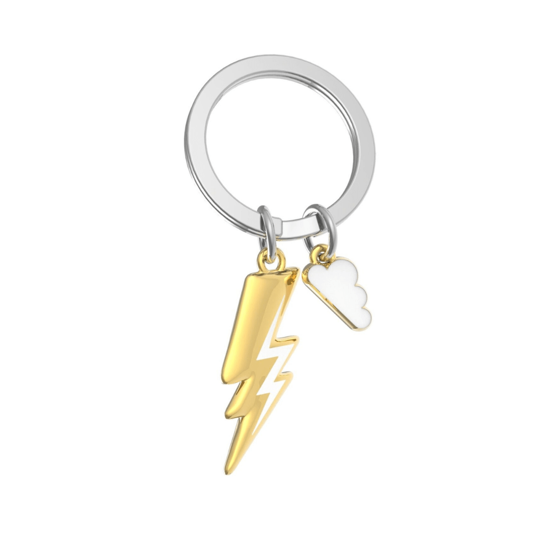 Premium 3D Metal Keyring - Lightning Bolt - Retail Therapy Online