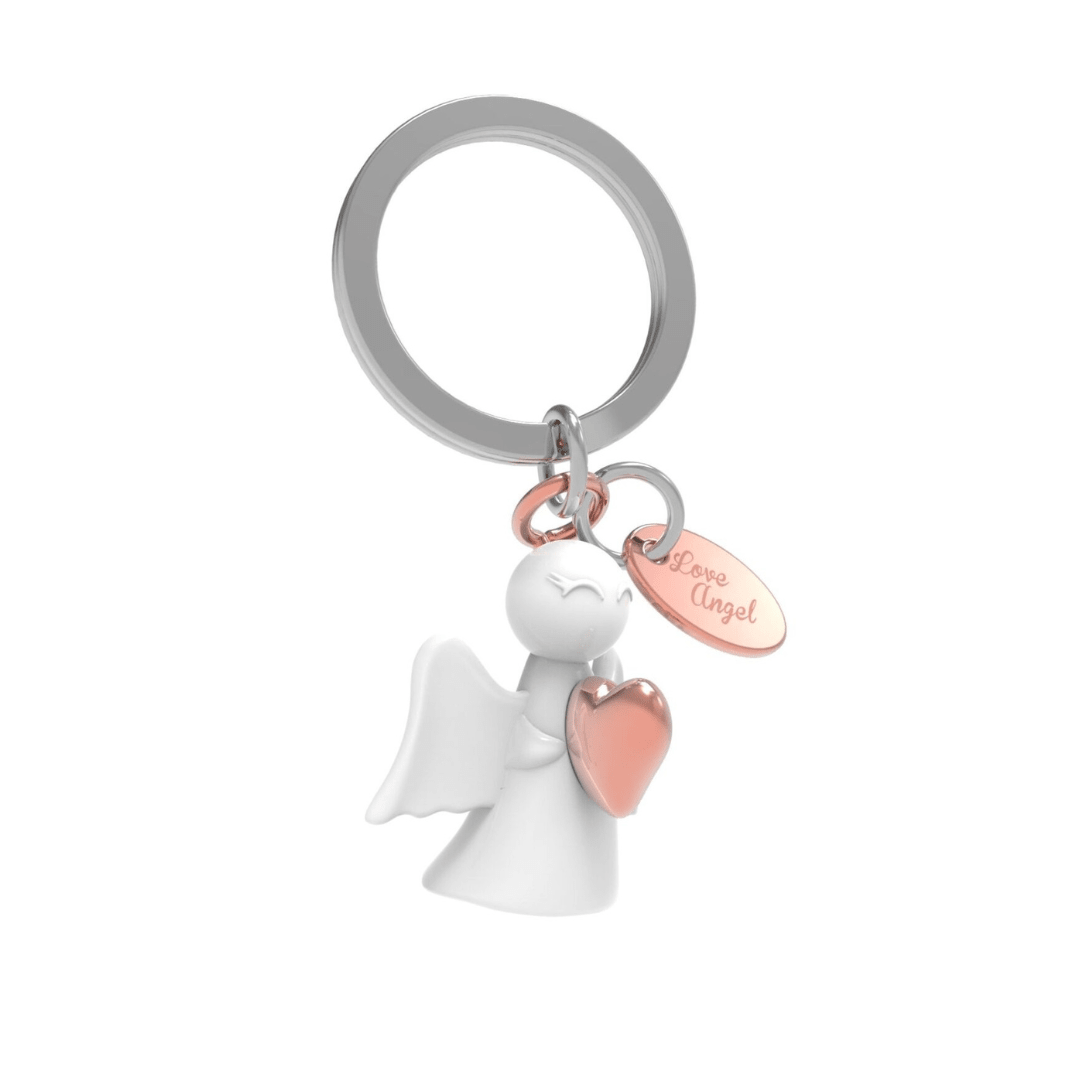 Premium 3D Metal Keyring - Love Angel - Retail Therapy Online