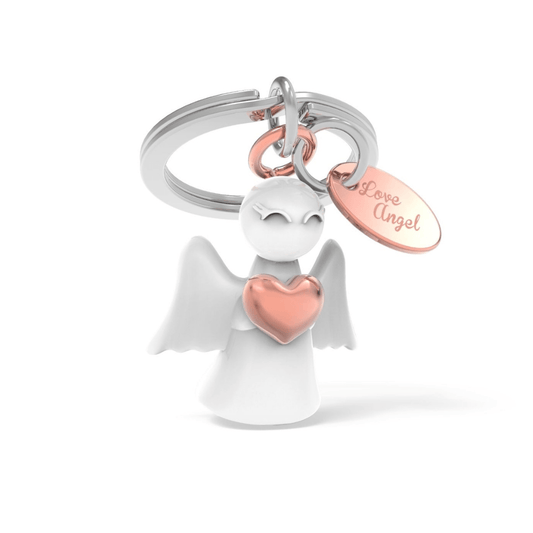 Premium 3D Metal Keyring - Love Angel - Retail Therapy Online