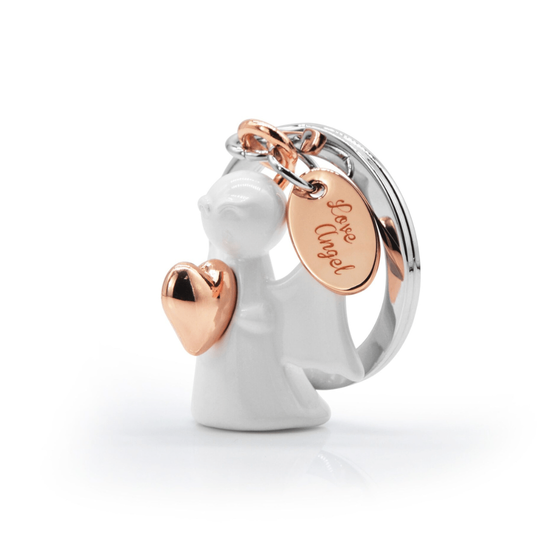 Premium 3D Metal Keyring - Love Angel - Retail Therapy Online