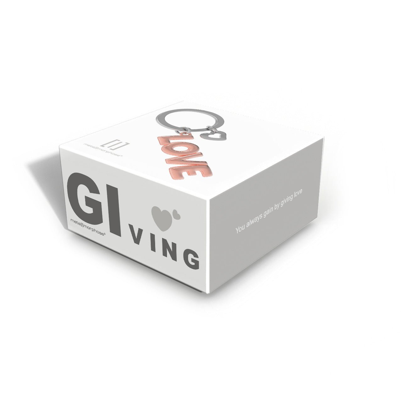 Premium 3D Metal Keyring - Love Balloon - Retail Therapy Online