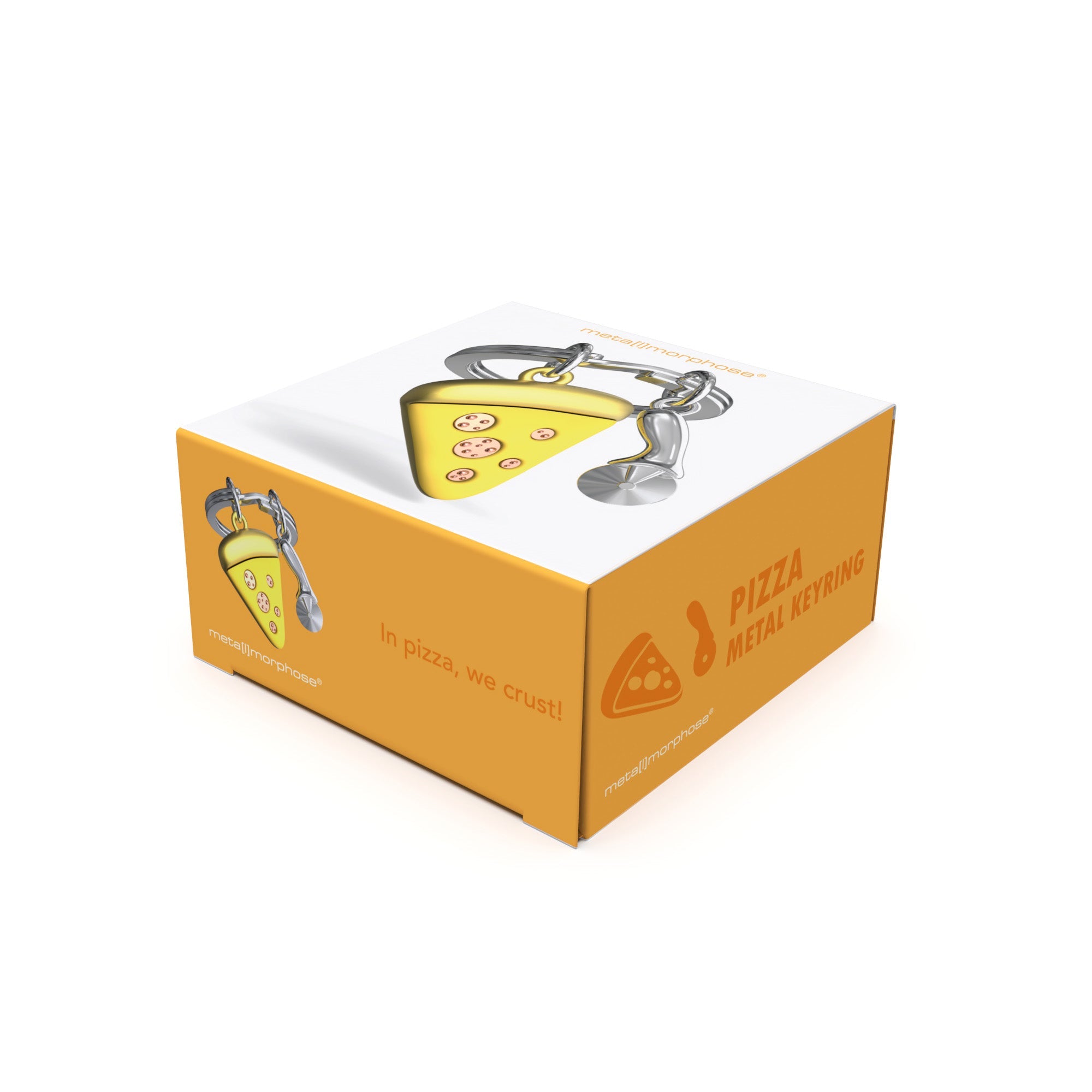 Premium 3D Metal Keyring - Pizza - Retail Therapy Online