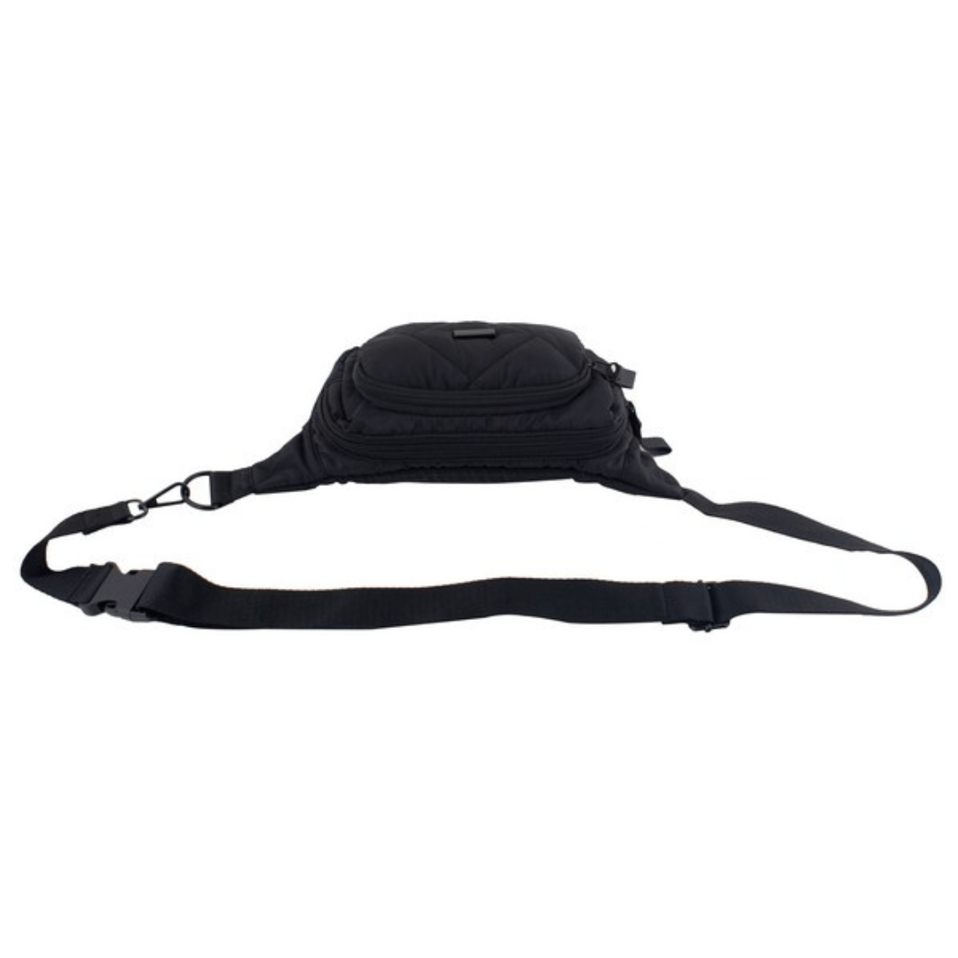 Quilted Double Pocket Moon Bag - Retail Therapy Online